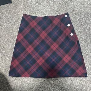Plaid skirt